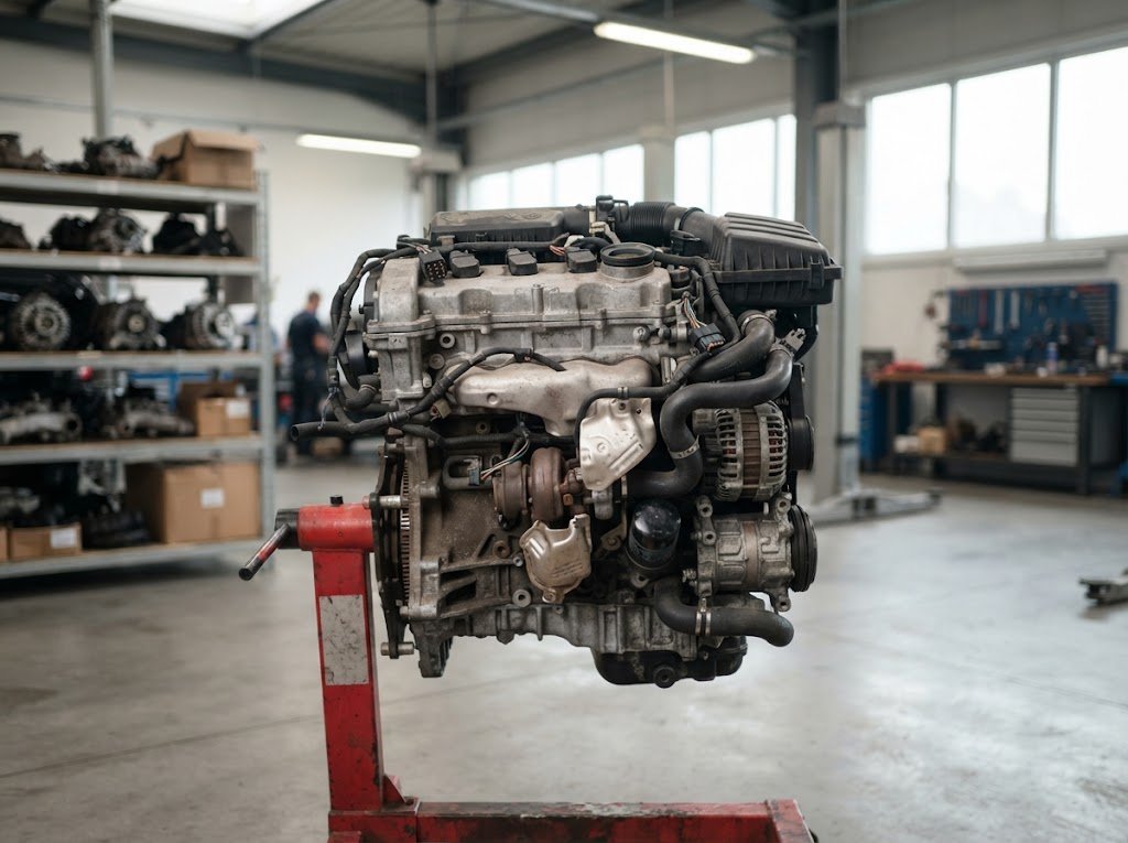 Recovered used vehicle engine