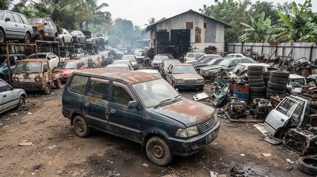 Unwanted end-of-life vehicle — Omni Corp Auto Salvage
