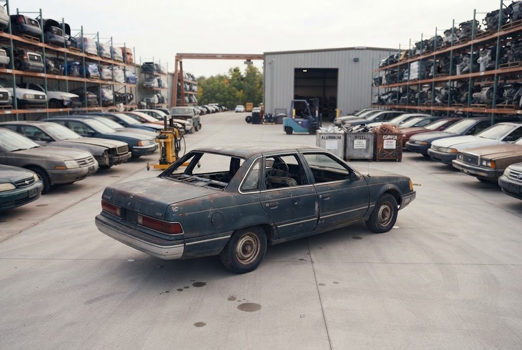 End of life salvage vehicle