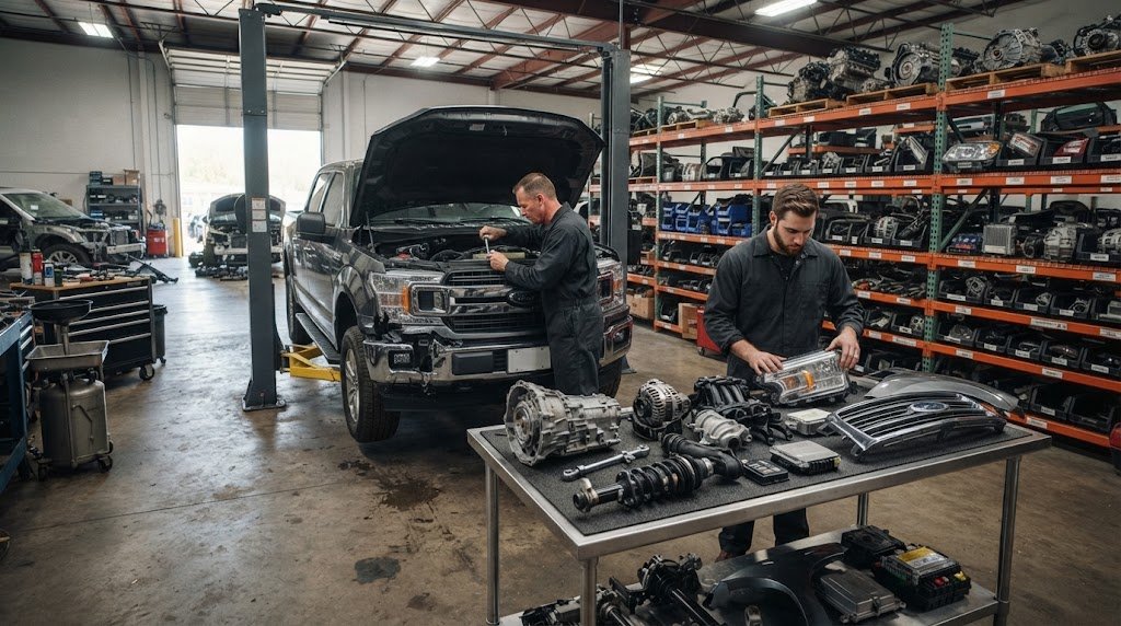 Professional vehicle dismantling and parts recovery