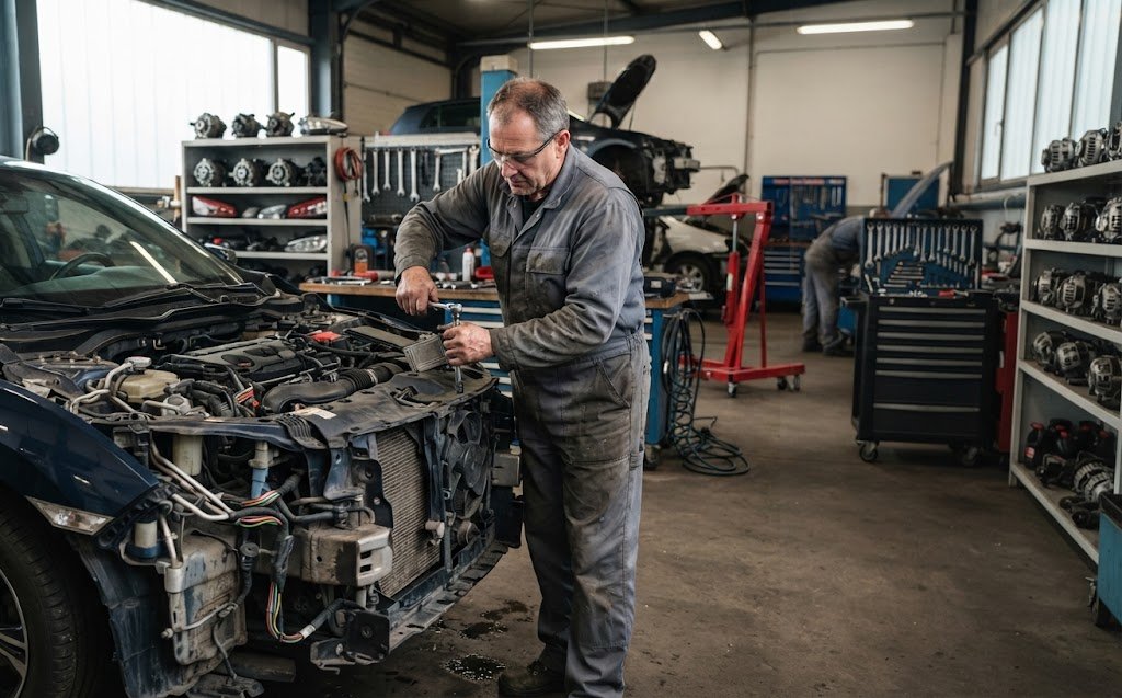 Professional vehicle dismantling
